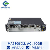 Huawei MA5800-X2 OLT AC (19 pulgadas) 2 ranuras equipadas con 2*MPSA 1*PISB